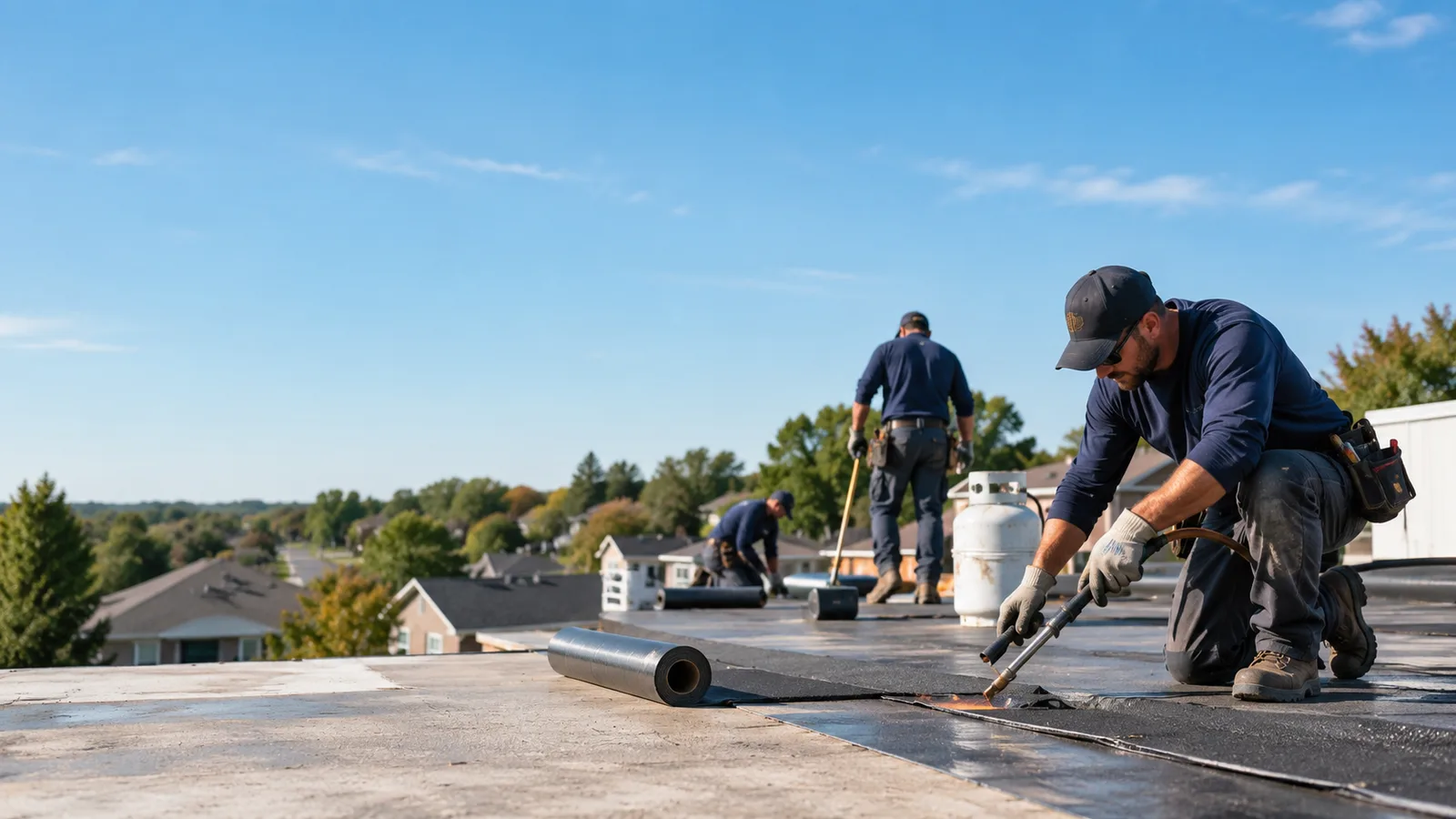 Flat Roof Leak Repair providers in Benld, IL